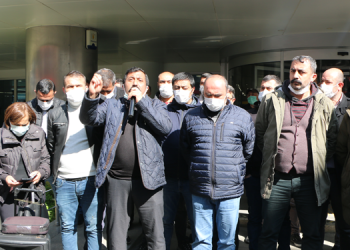 Belediye işçilerinden TİS protestosu