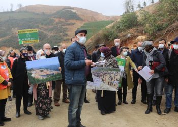 Fatsa’da ‘nefesimizi kesmeyin’ protestosu
