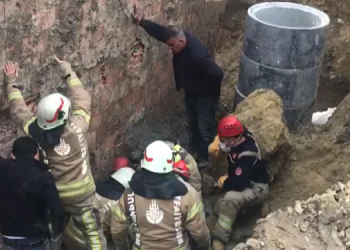 Bahçelievler’de okul inşaatında göçük: 1 işçi toprak altında kaldı