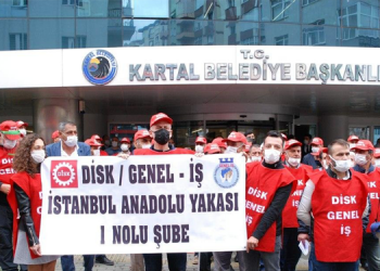 Kartal Belediyesi’nde sözleşme, işçilerden itiraz
