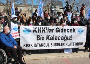 KESK üyeleri AKP’ye seslendi