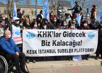 KESK üyeleri AKP’ye seslendi