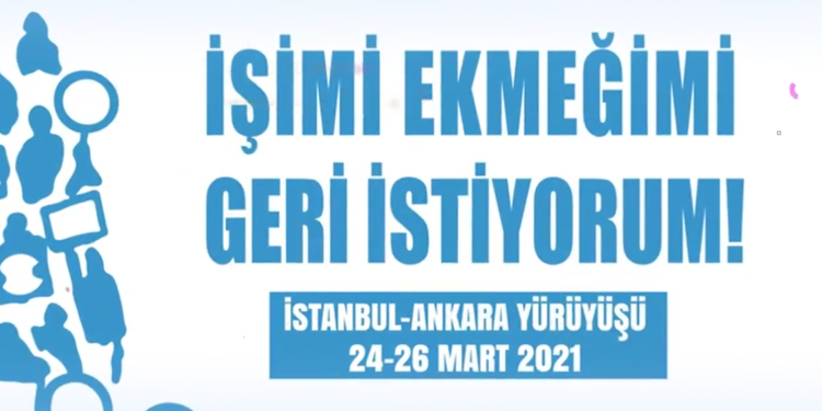 KESK’ten Ankara yürüyüşü KESK’ten Ankara yürüyüşü