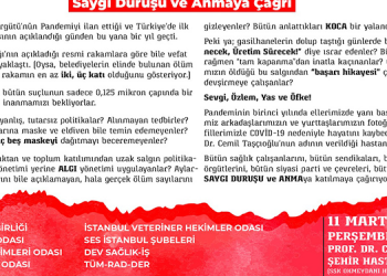 Sağlık emekçilerinden çağrı