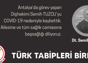 Bir doktor daha Covid-19 kurbanı oldu