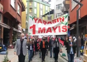 Fındıklı’da 1 Mayıs yürüyüşü