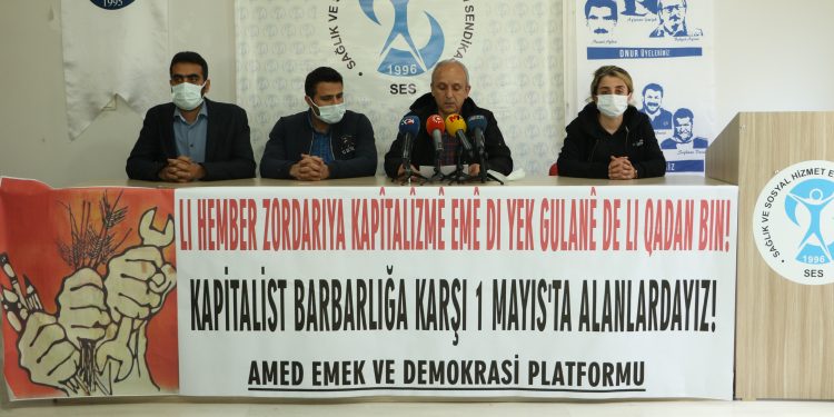Amed Emek ve Demokrasi Platformu: 1 Mayıs’ta alanlardayız