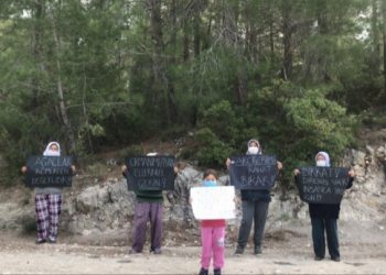 Nöbet eylemi ağaç kesimini durdurdu