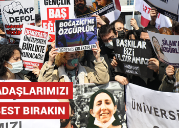 Öğrenciler adliye önünden seslendi: Arkadaşlarımızı serbest bırakın