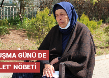 Duruşma günü de ‘Adalet’ nöbeti