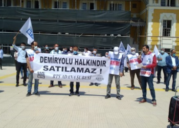 Demiryolu işçilerinden TCDD’yi özelleştirecek projeye itiraz