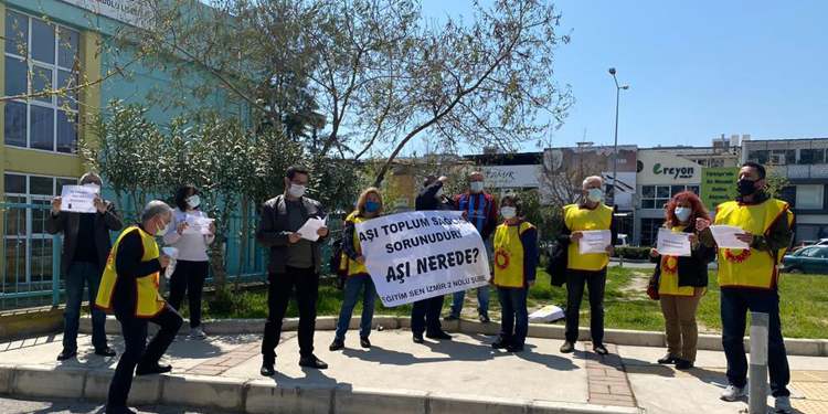 Eğitim Sen: Aşı nerede? Eğitim Sen: Aşı nerede?