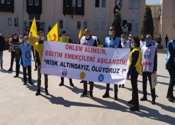 Eğitim sendikalarından eylem