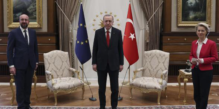 Erdoğan, Michel ve von der Leyen’le görüştü Erdoğan, Michel ve von der Leyen’le görüştü