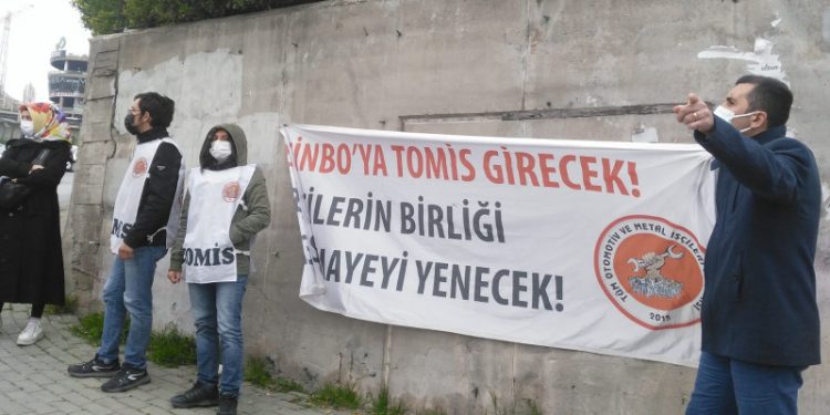 Sinbo işçilerine müdahale: 3’ü gazeteci 5 gözaltı