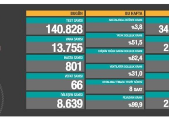 Koronadan 253 kişi daha hayatını kaybetti