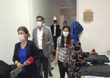 Nusaybin’de işçilerin 1 Mayıs’ı kutlandı