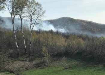 Ovacık’ta operasyon sonrası orman yangını