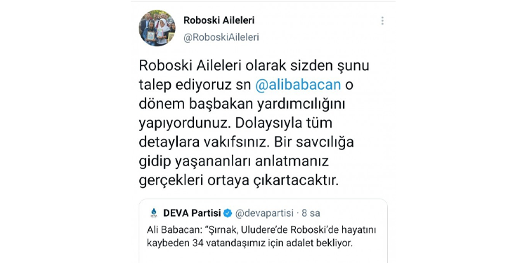 Roboskili ailelerden Babacan’a ‘yaşananları anlat’ çağrısı Roboskili ailelerden Babacan’a ‘yaşananları anlat’ çağrısı
