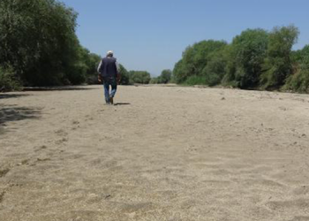 Büyük Menderes Nehri kurudu
