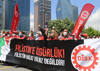 Filistin’e saldırılar protesto edildi