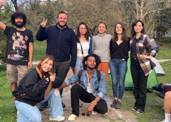 Eylemde olan ODTÜ’lüler: Demokrasi mücadelesi veriyoruz