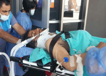 Elektrik akımına kapılan işçi ağır yaralandı