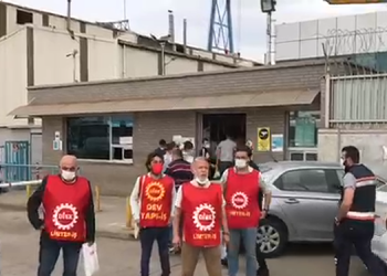 Sendikalardan iş cinayetine karşı protesto