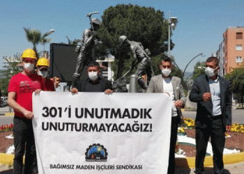 Soma’da yaşamını yitiren madenciler anıldı