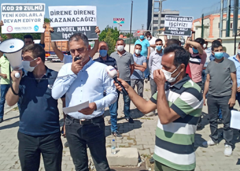 Kod 46 ile işten çıkarılan Angel Halı işçileri: Hırsız değiliz