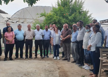 HDP’lilerden çilek üreticilerine ziyaret