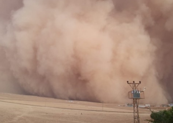Urfa’da kum fırtınası