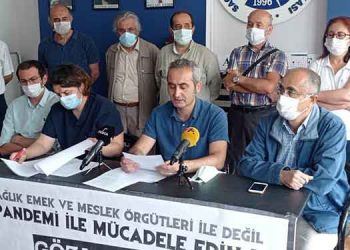 Sağlık meslek örgütlerinden gözaltı tepkisi