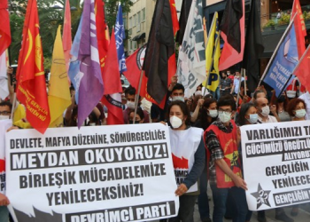 Kadıköy’de gözaltı protestosu