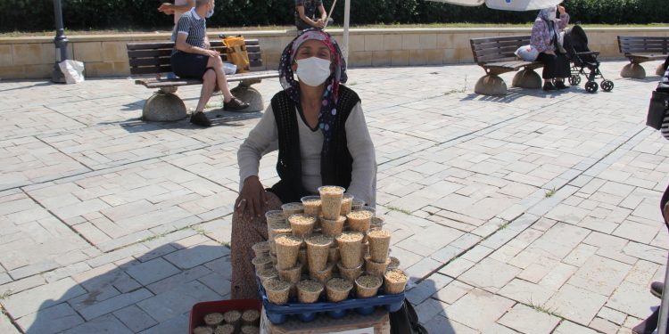Kuş yemi satarak geçinen kadın 2 aydır peynir alamıyor