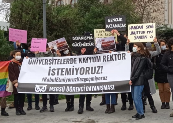 MSGSÜ öğrencilerinden anti-demokratik kararlara tepki