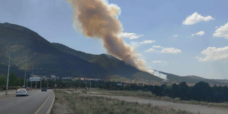 Denizli’de orman yangını Denizli’de orman yangını