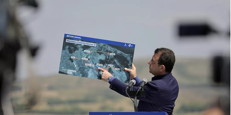 İmamoğlu’ndan ‘Kanal İstanbul’ sitesi İmamoğlu’ndan ‘Kanal İstanbul’ sitesi