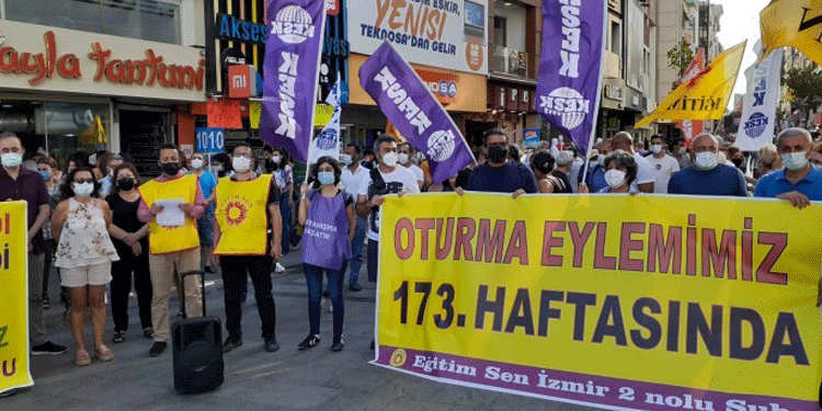 “İşimizi İstiyoruz” eylemi 173’üncü haftasında “İşimizi İstiyoruz” eylemi 173’üncü haftasında
