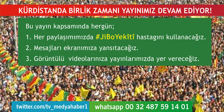 ‘Kürdistan için birlik zamanı’ ‘Kürdistan için birlik zamanı’