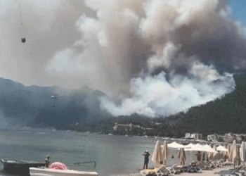 Marmaris’teki yangında bir ölüm