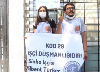 SGK binasında zincirli eylem yapan Sinbo işçileri gözaltına alındı