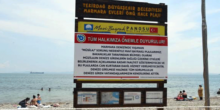 Tekirdağ’da müsilaj yasağı Tekirdağ’da müsilaj yasağı