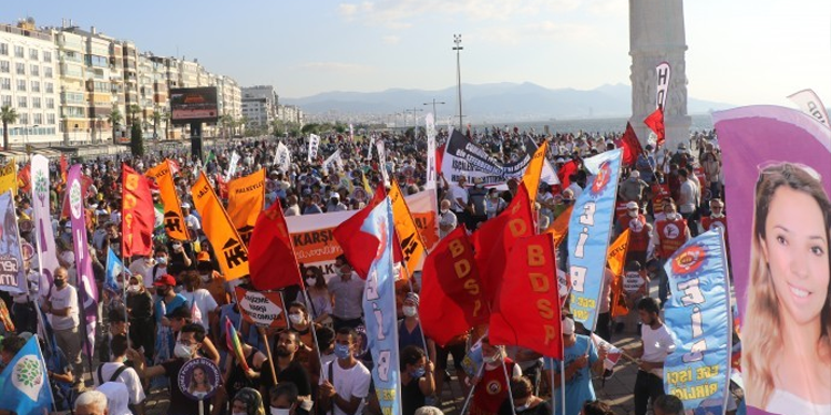 Gündoğdu’yu dolduranlardan ‘birleşik mücadele’ vurgusu Gündoğdu’yu dolduranlardan ‘birleşik mücadele’ vurgusu