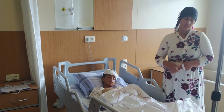 Askerin yaraladığı çocuğun tedavisi sürüyor Askerin yaraladığı çocuğun tedavisi sürüyor