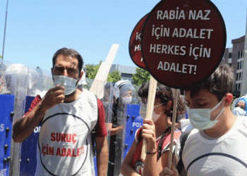 Suruç ailelerine polis müdahalesi