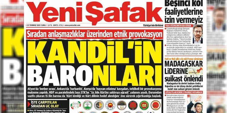 Barolardan Yeni Şafak’a tepki Barolardan Yeni Şafak’a tepki