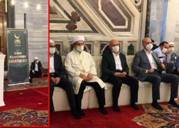 AKP’liler için camide protokol