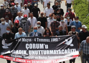 Çorum’da katledilenler anıldı