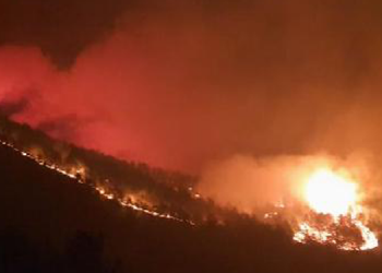 Hassa iki gündür yanıyor